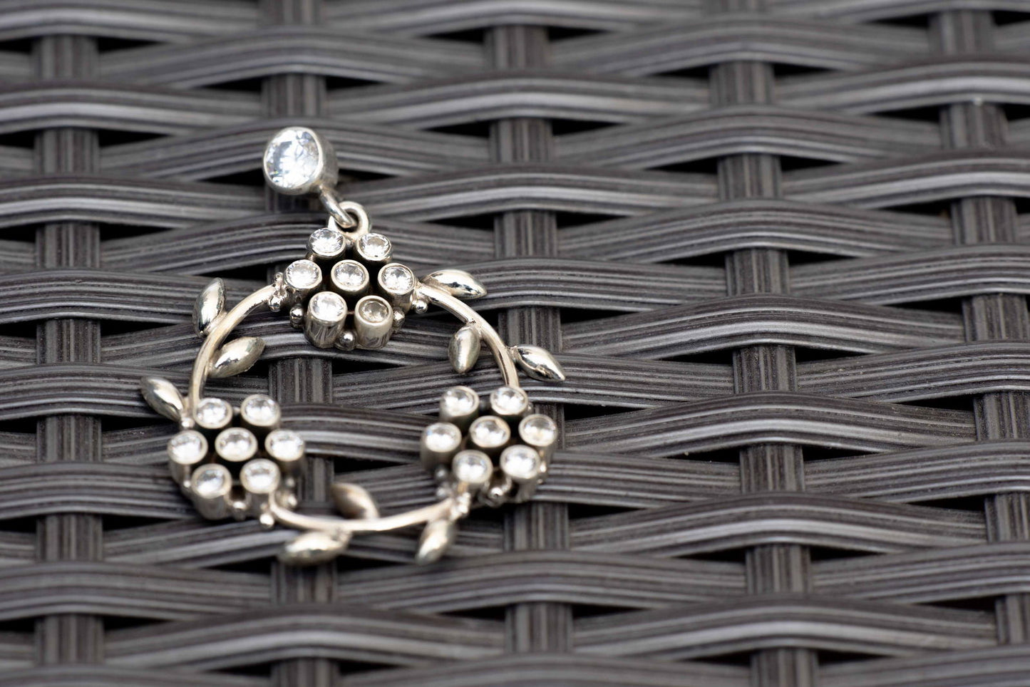 Oxidised Silver Buds & Twigs Silver Earrings - Aayat