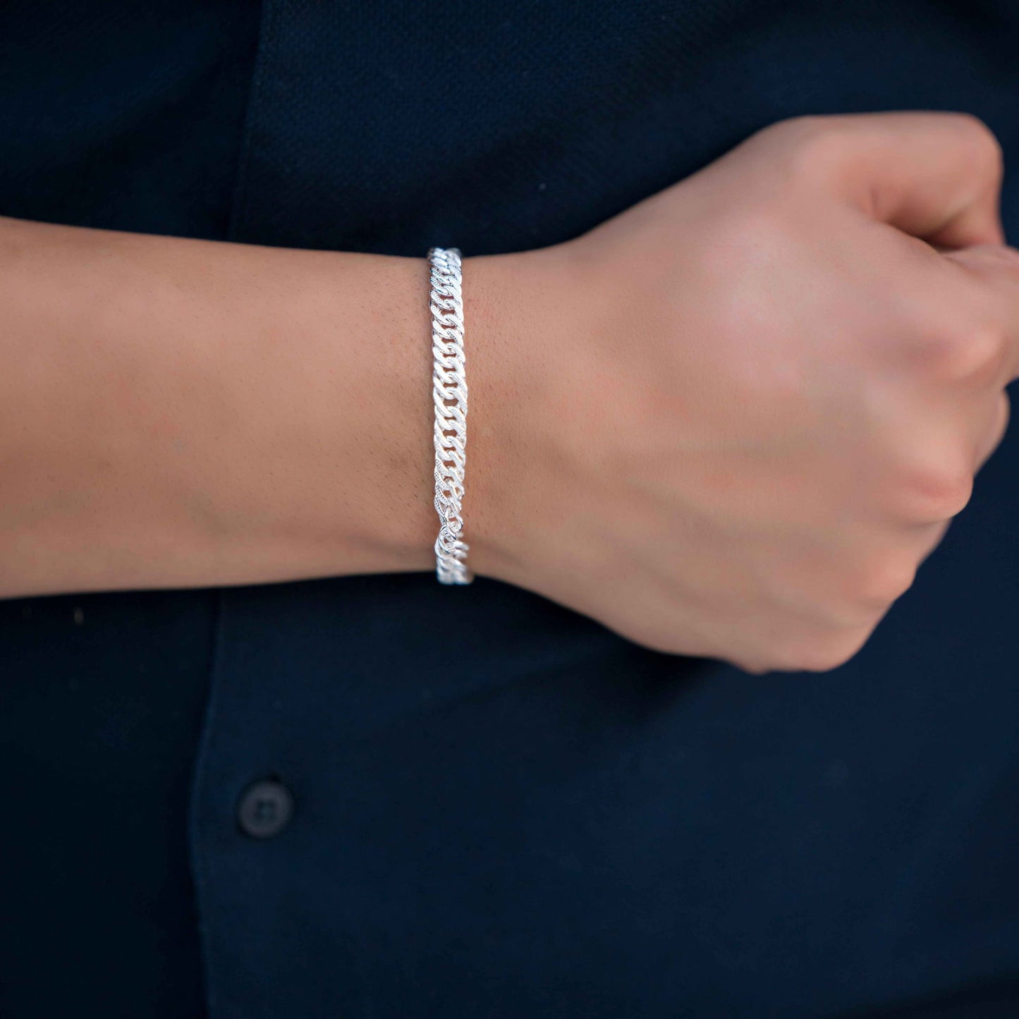 Silver Gleaming Bracelet - Aayat