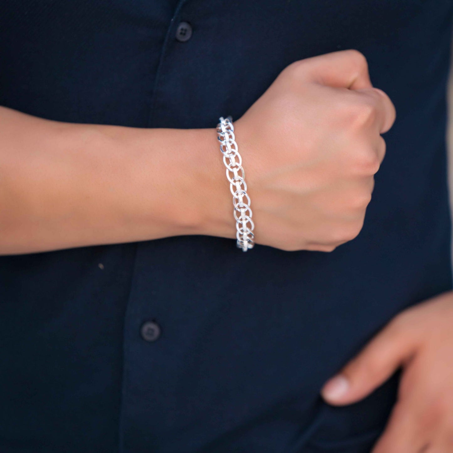 Silver Mafia Bracelet - Aayat
