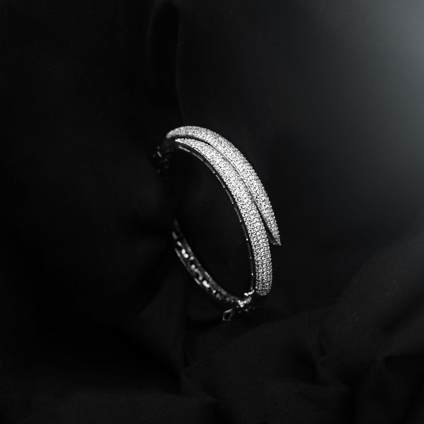 Snake Cuff Silver Bracelet - Aayat