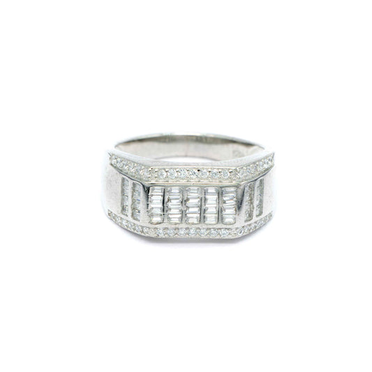925 Silver Men's Studded  Ring - Aayat