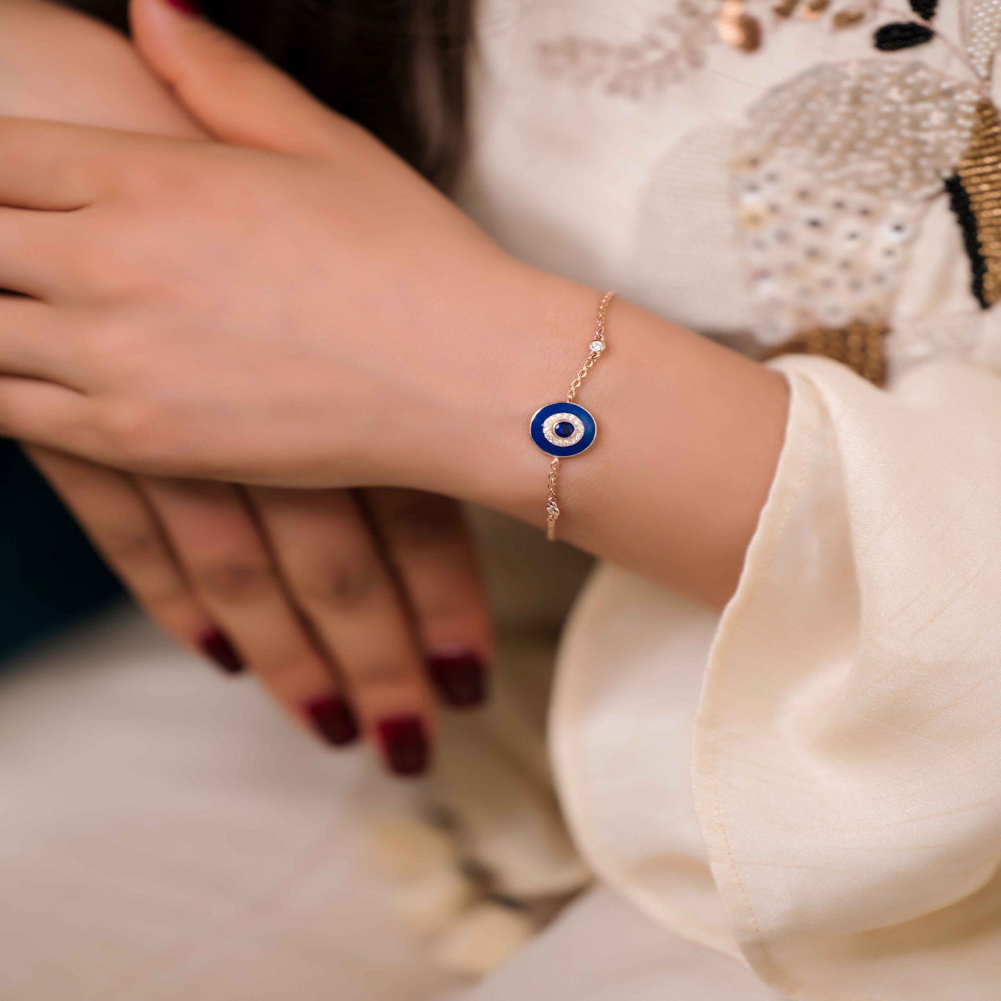 Evil Eye Statement Bracelet - Aayat