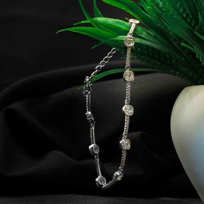 Silver Celestial Charm Bracelet - Aayat