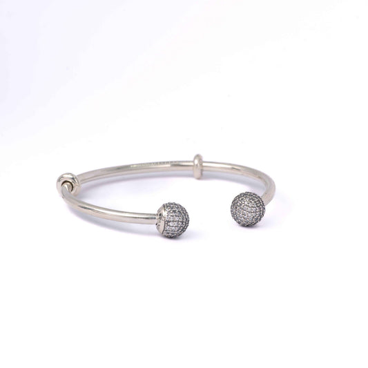 Silver Celestial Studded Bracelet - Aayat