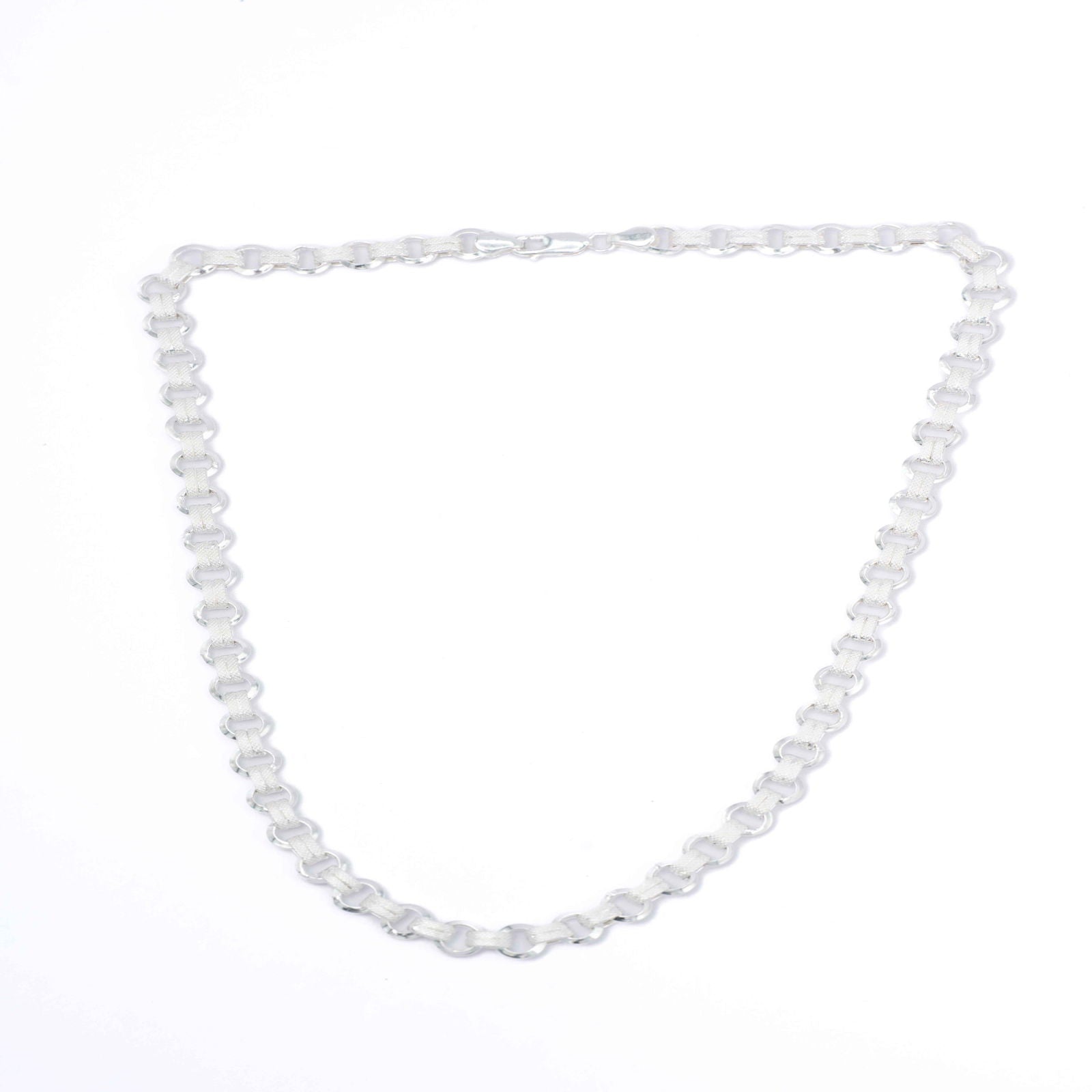 Silver Luna Links Chain for men - Aayat