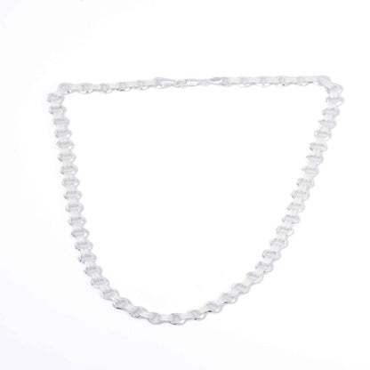 Silver Luna Links Chain for men - Aayat