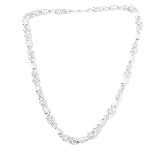 Silver Mafia chain for men - Aayat